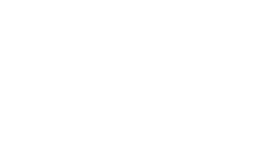 Le logo d'AIO en blanc
